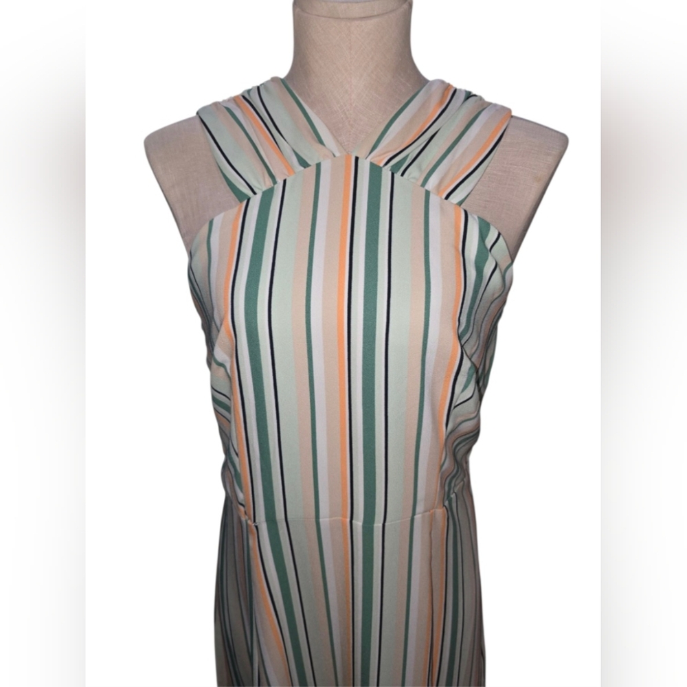 Ann Taylor Striped Sleeveless Dress - Picture 3 of 5